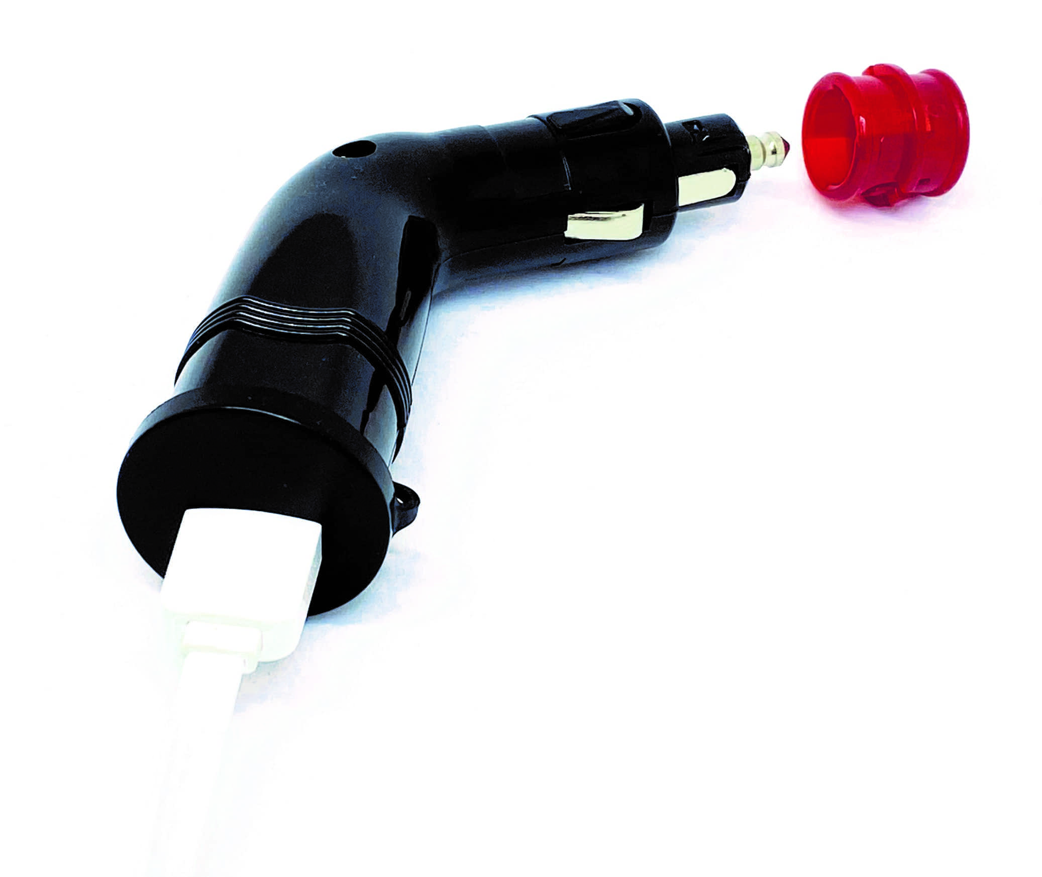 BAAS USB10 angle Charger for DIN/Cigarette Sockets