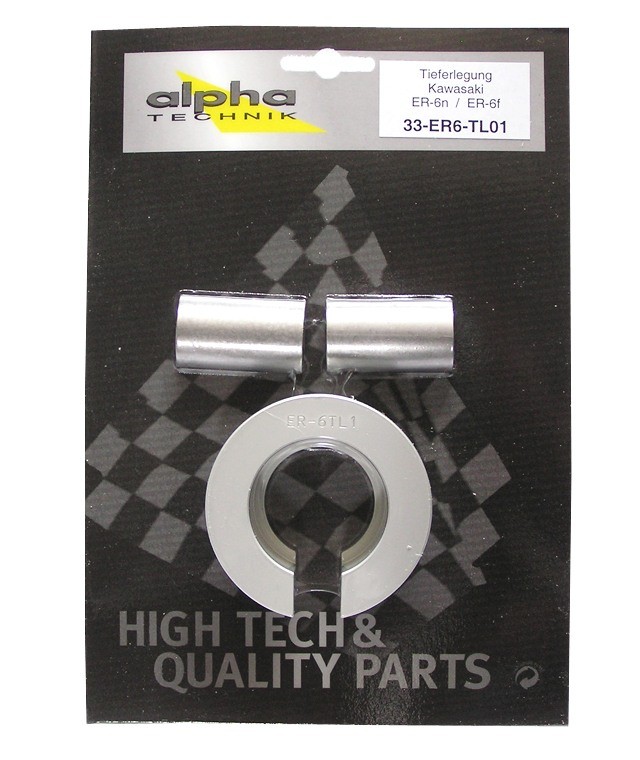 alpha Technik Lowering Kit 25mm Kawasaki ER6n, ER6f; Type ER650A, EX650A; Model Year 2005-