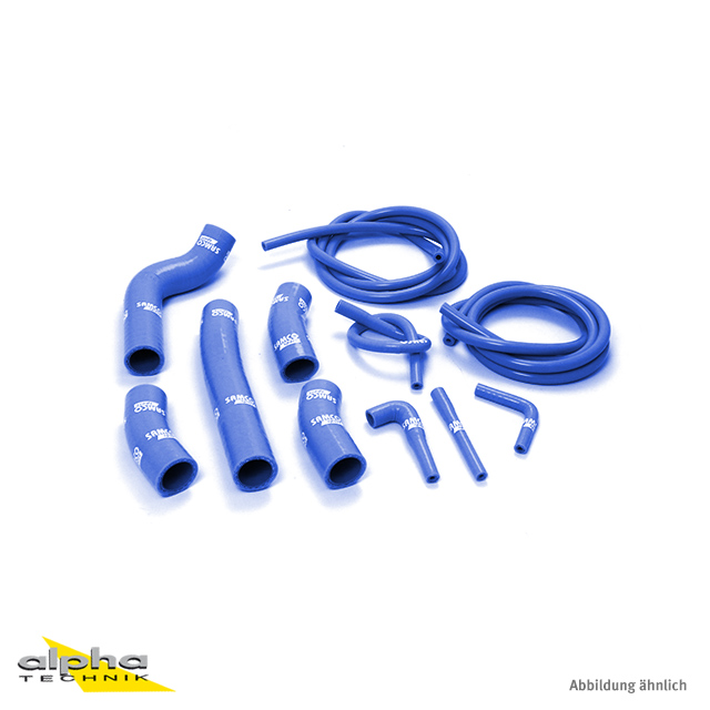 SAMCO SPORT Silicone Hose Complete Kit, Blue, for Kawasaki ZX900 from Model Year 1993-