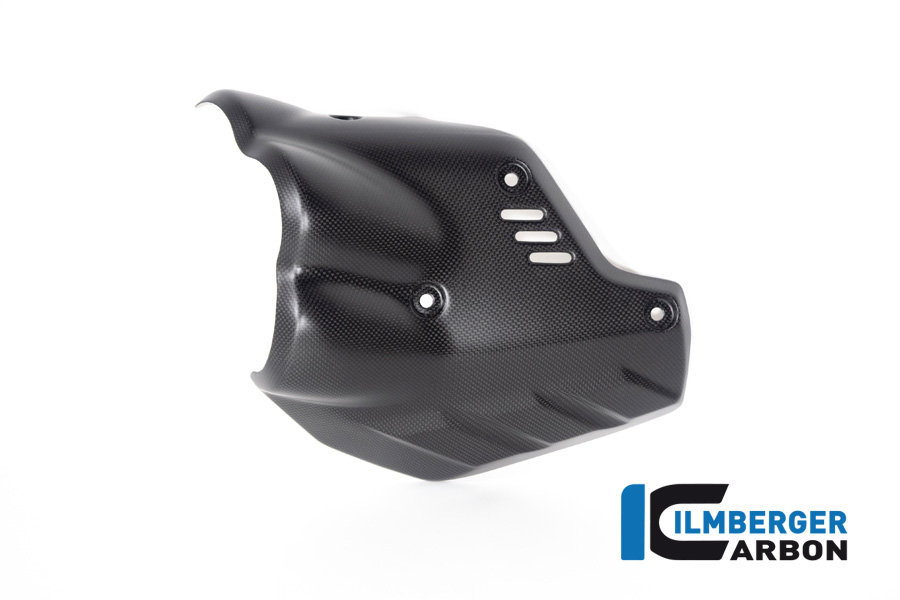 Ilmberger Carbon Silencer Exhaust Heat Shield, Matte, Ducati Diavel V4, 2023-