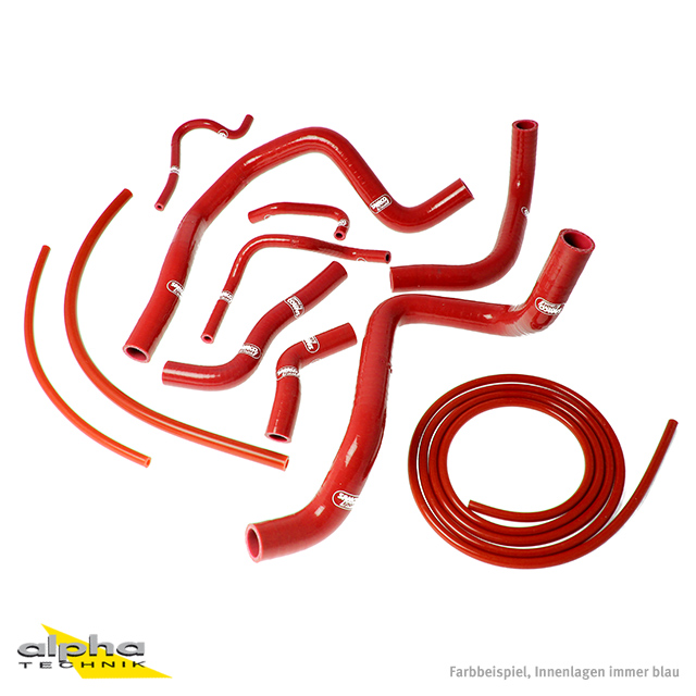 SAMCO SPORT Silicone Hose Kit Red for Honda CBR400 Model Year 1990-1994