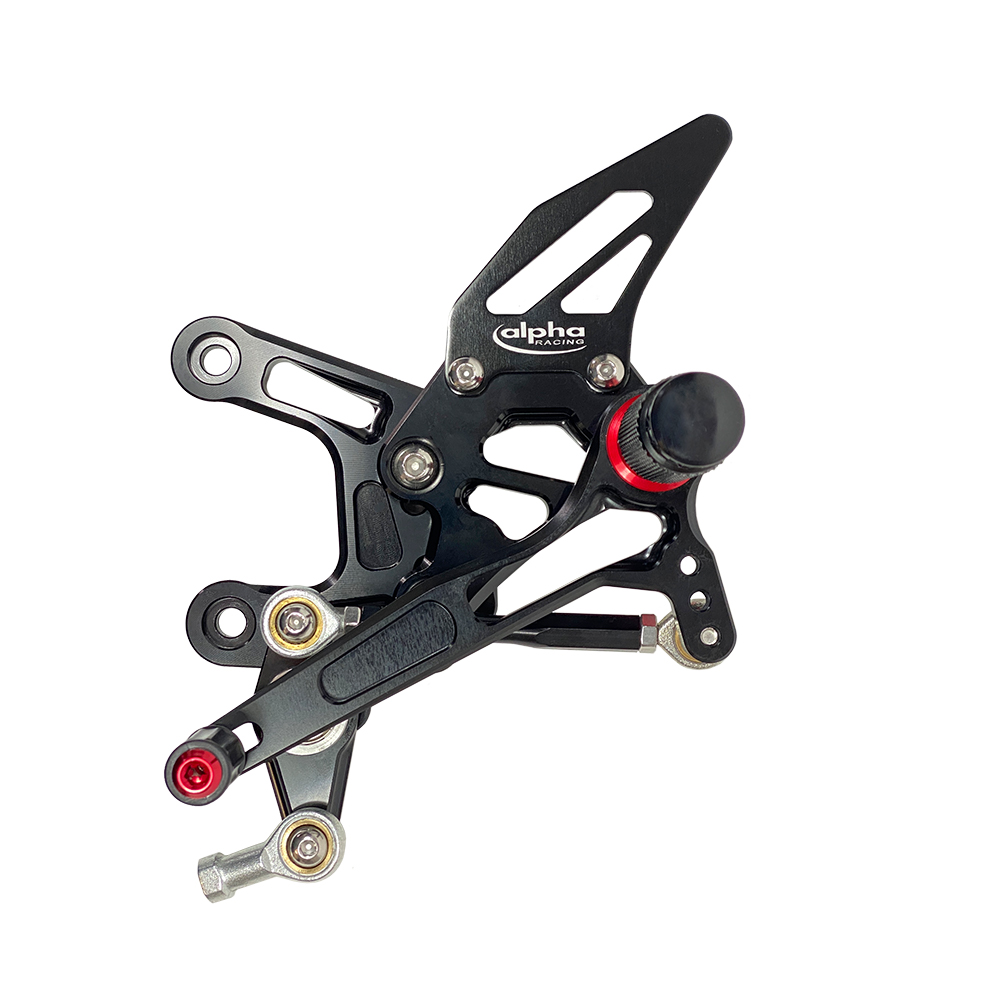 >TRACK< Rearset System black Kawasaki ZX10R 2016-