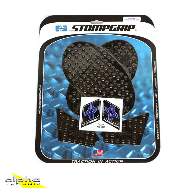 Stompgrip black, Volcano, for BMW F700GS, F800GS (Adventure), 2013-2018