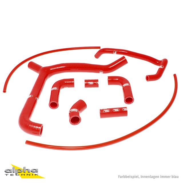SAMCO SPORT Red Silicone Hose Kit for Honda VTR1000SP1 VTR1000SP2 Model Year 2000-2006