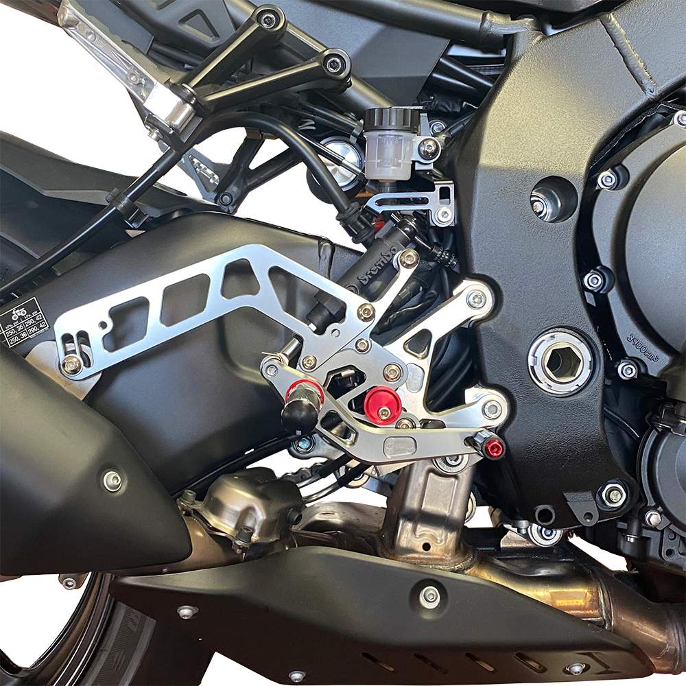 >TRACK< footrestenanlage, titanium finish, Yamaha MT10 2016- ABE