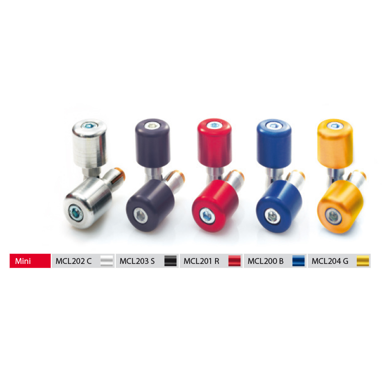 TRW handlebar Ends Mini MCL200B in blue