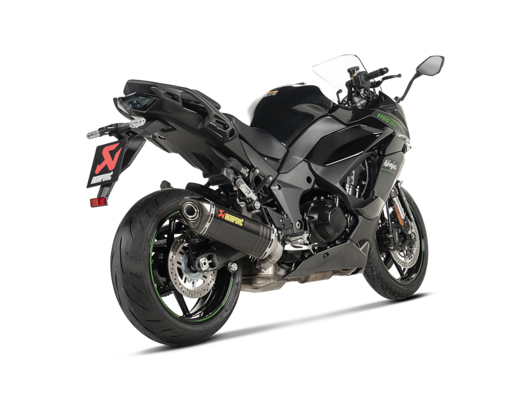 Akrapovic Slip-On Line (Carbon) Exhaust for Kawasaki Ninja 1000SX 2020-2024, Ninja 1100SX 2025