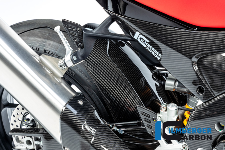 Ilmberger Carbon Mudguard rear gloss for Aprilia RSV4 / Tuono V4 2021-