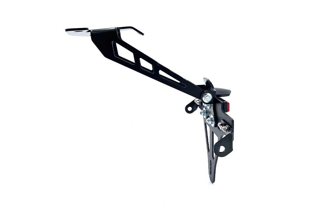 alpha Technik Number Plate Holder for Aprilia RS 457 / Tuono 457, Type XE, Model Year 2024 onwards.