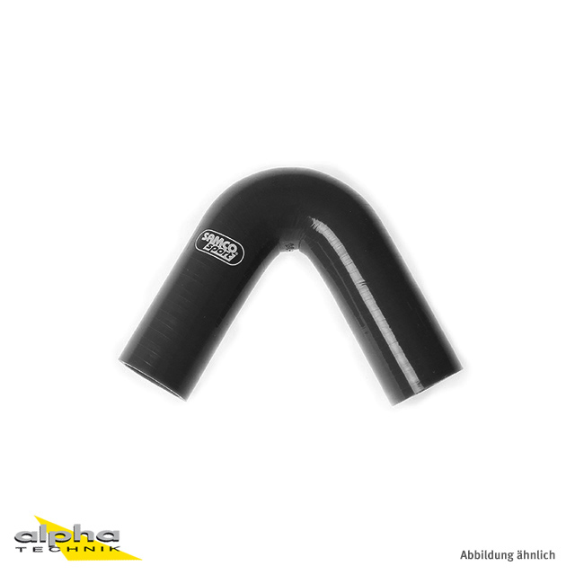 Samco Silicone Hose 120 Degree Standard Bend Black