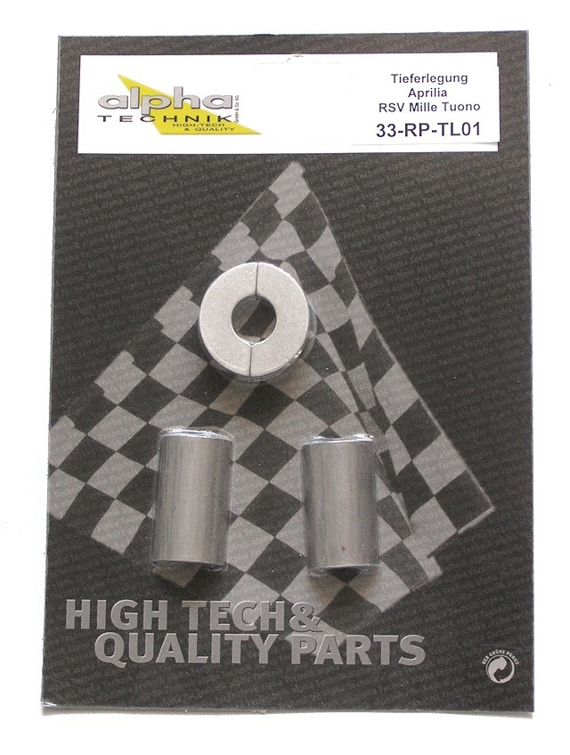 alpha Technik Lowering Kit 40mm for Aprilia RSV1000 Tuono; Type RP; Model Year 2002