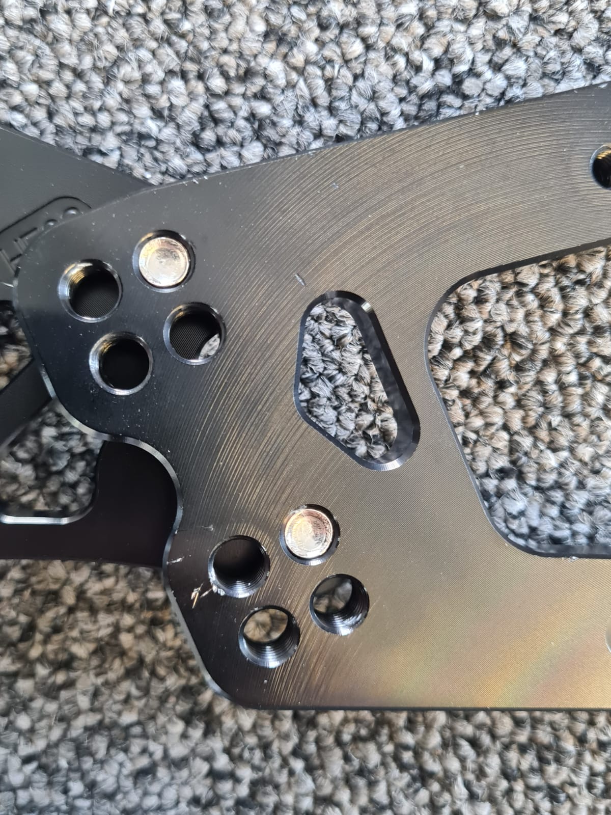 >TRACK< Rearset system black Yamaha YZF-R6 RJ15 2006-16 ABE