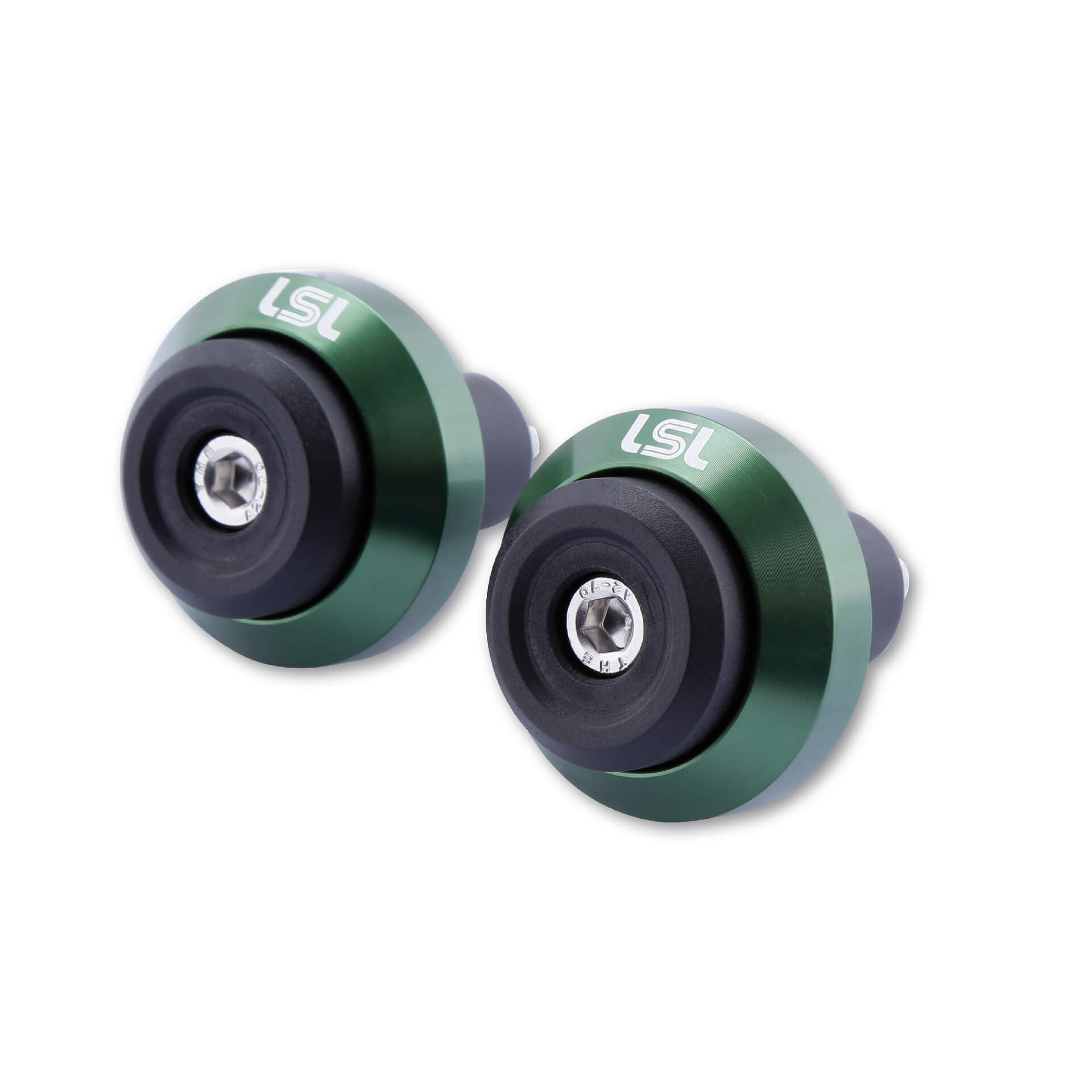 LSL handlebar weight GONIA, Aluminium, with LSL logo, for handlebar with 14mm and 18mm inner diameter, green