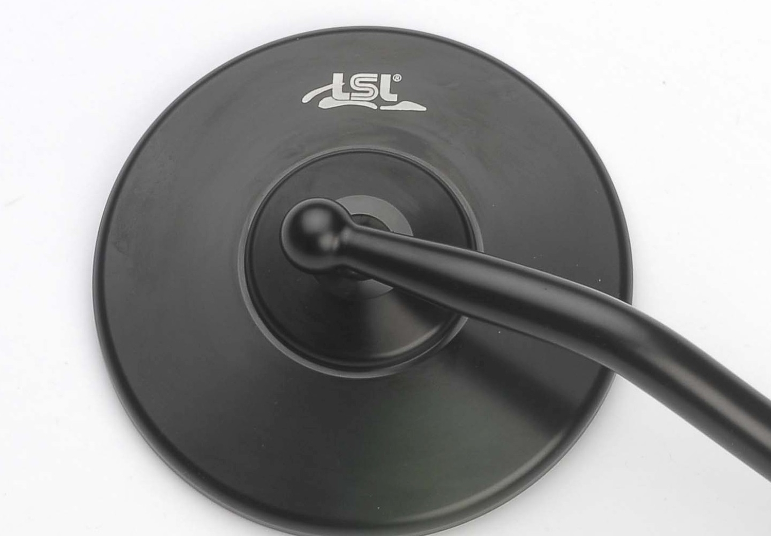 LSL CLUBMAN mirror with logo, black, left side L/S