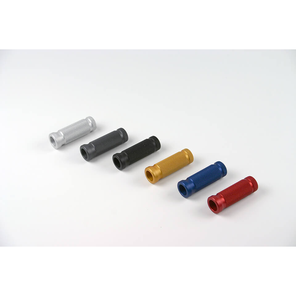 LSL Racing Footrests, Replacement Footrests, 72 mm Length, Titanium-coloured