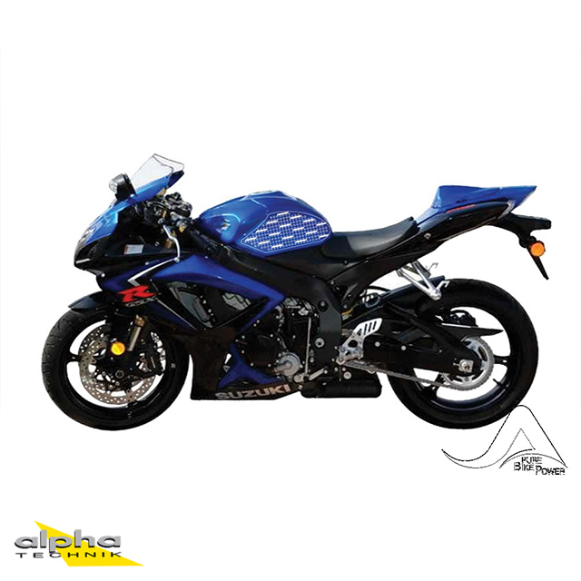 Stompgrip black, Volcano, for Suzuki GSX-R600, 750, 2006-2007