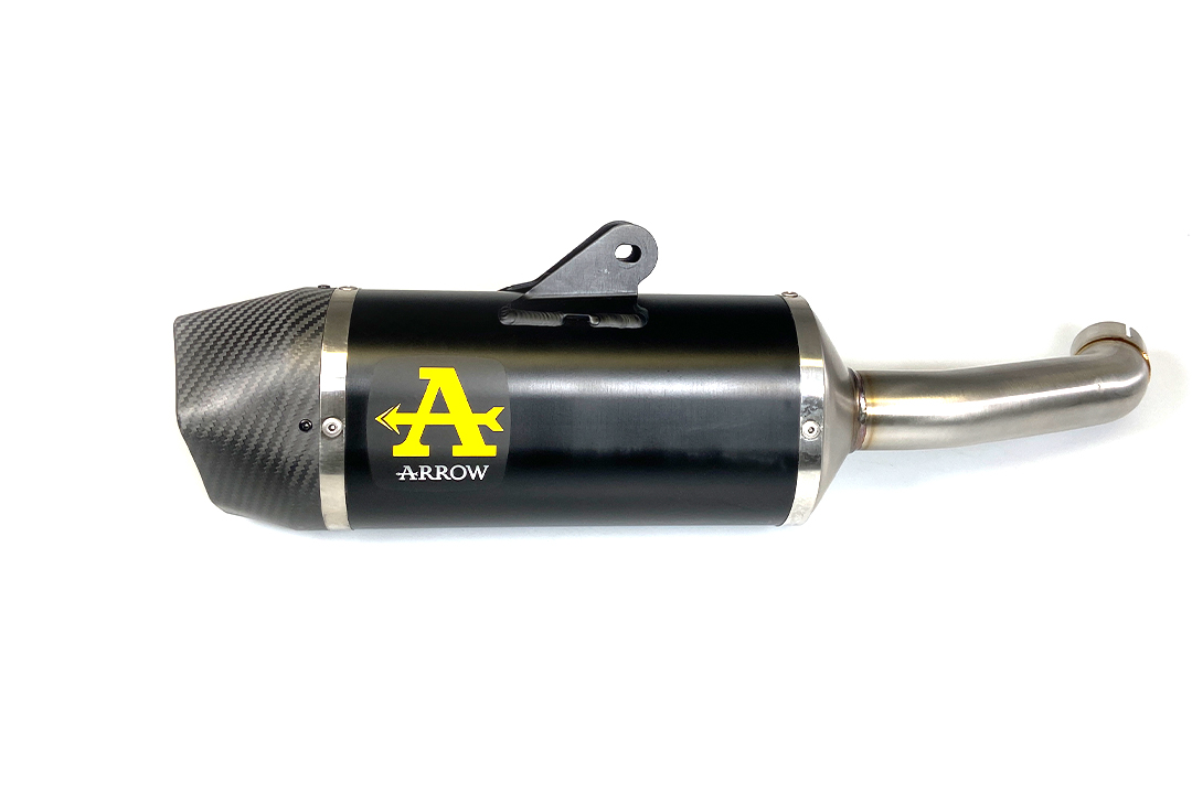 ARROW INDY RACE DARK Exhaust for KTM 125 Duke and KTM 390 Duke from model year 2021-