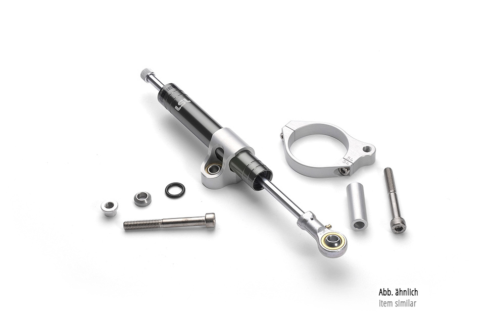 LSL Steering Damper Kit without street approval for Harley Davidson FXST/C, -2000, titanium