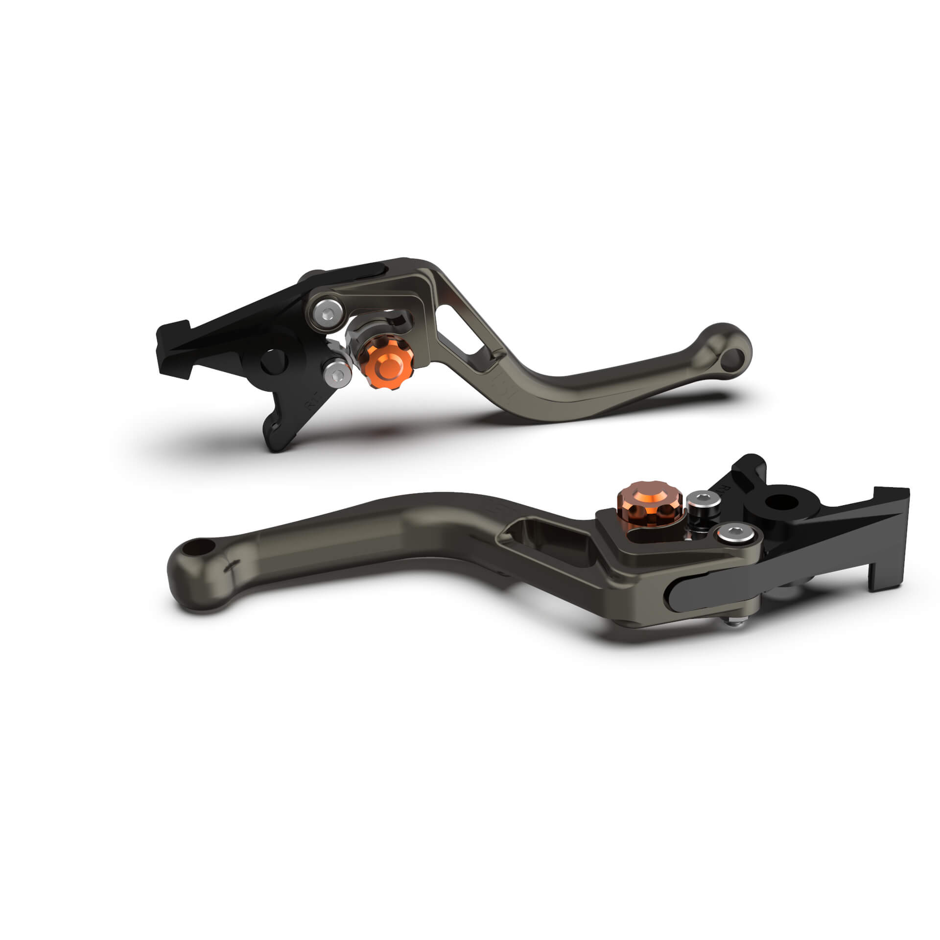 LSL clutch lever BOW L35R, short, anthracite/orange