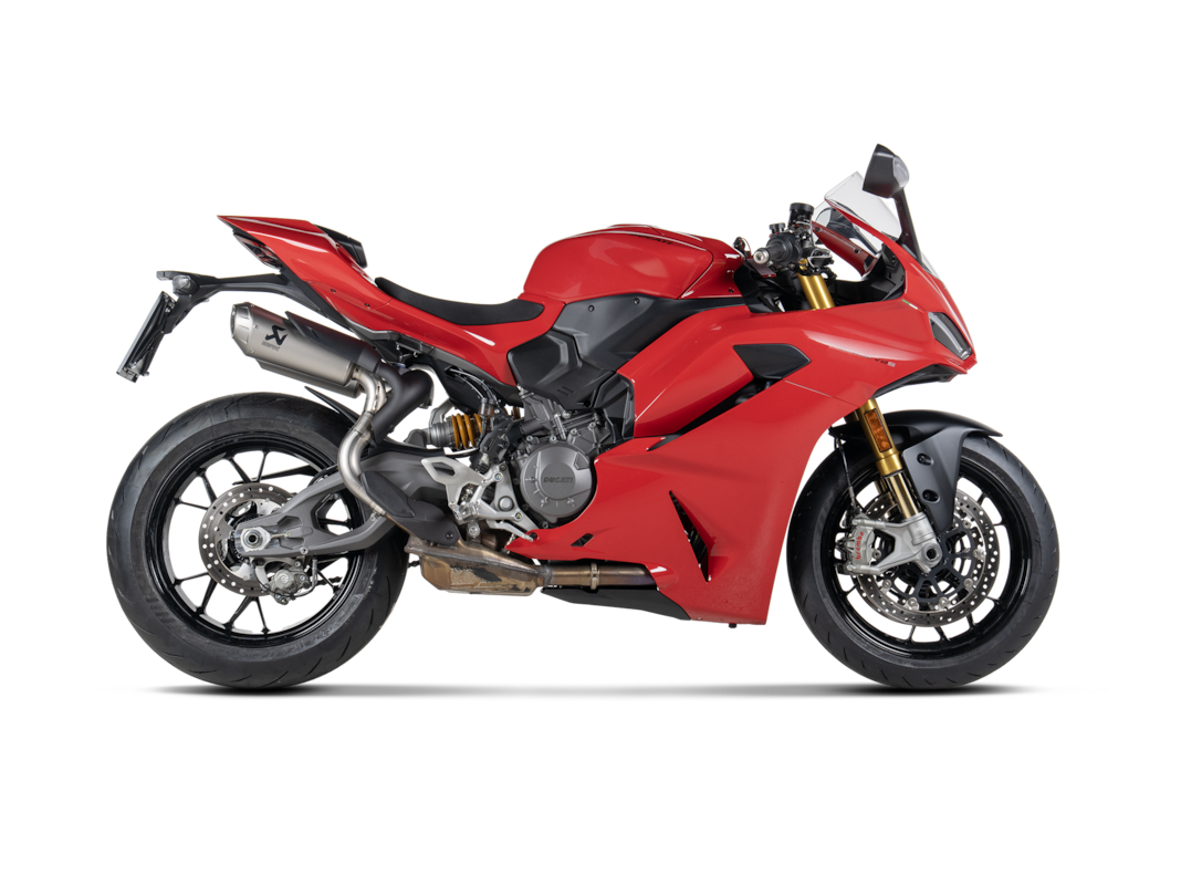 Akrapovic Slip-On Line (Titanium) Exhaust for Ducati Panigale V2, Streetfighter V2 Model Year 2025-
