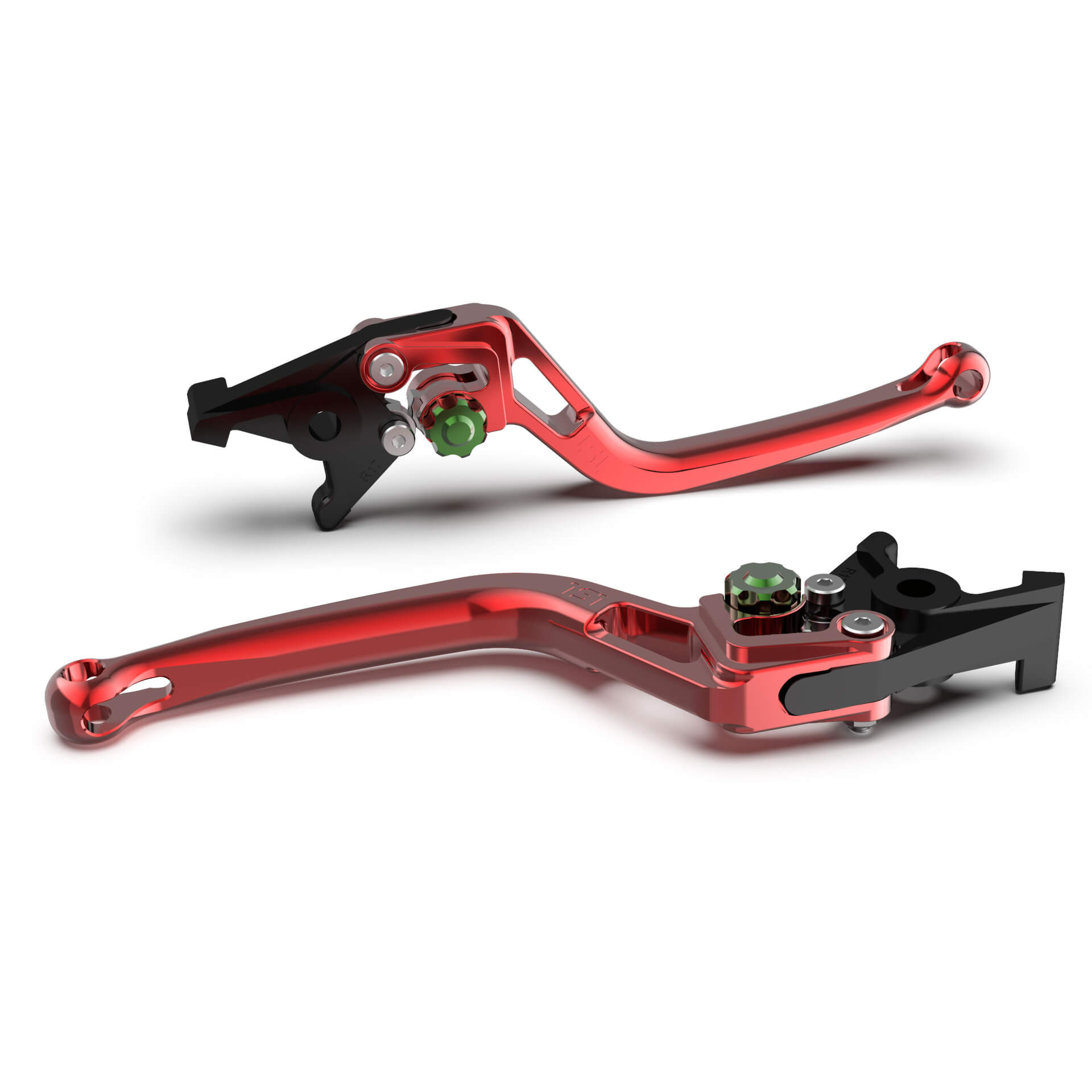 LSL clutch lever BOW L23R, red/green