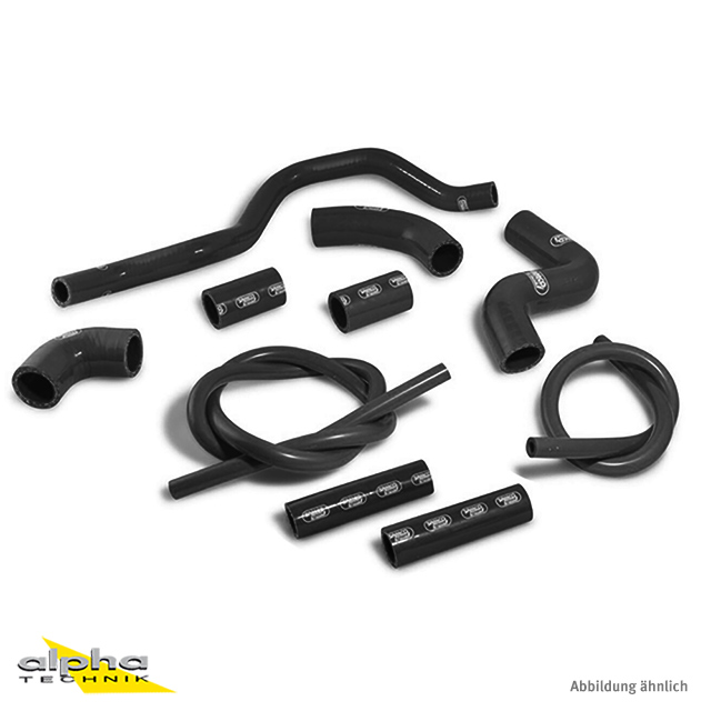 SAMCO SPORT Silicone Hose Kit black for Aprilia RSV4 (R / RF / RR / Factory), 2009-2025