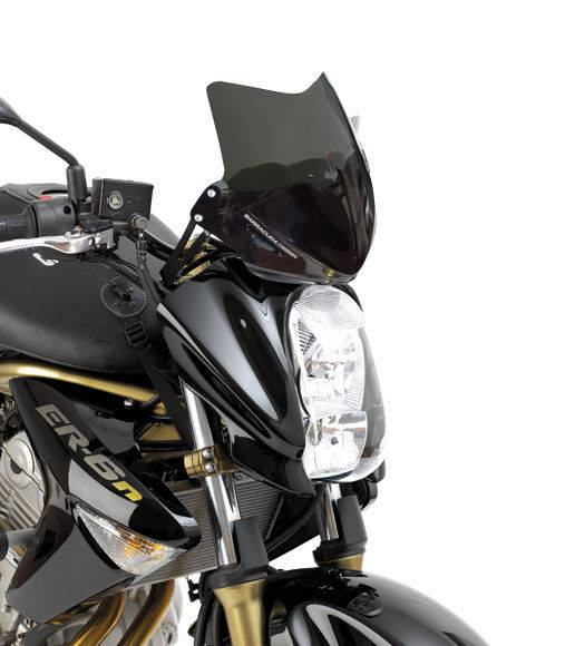 Barracuda Aerosport Plexiglass Windshield for Kawasaki ER6-N 2005 - 2008