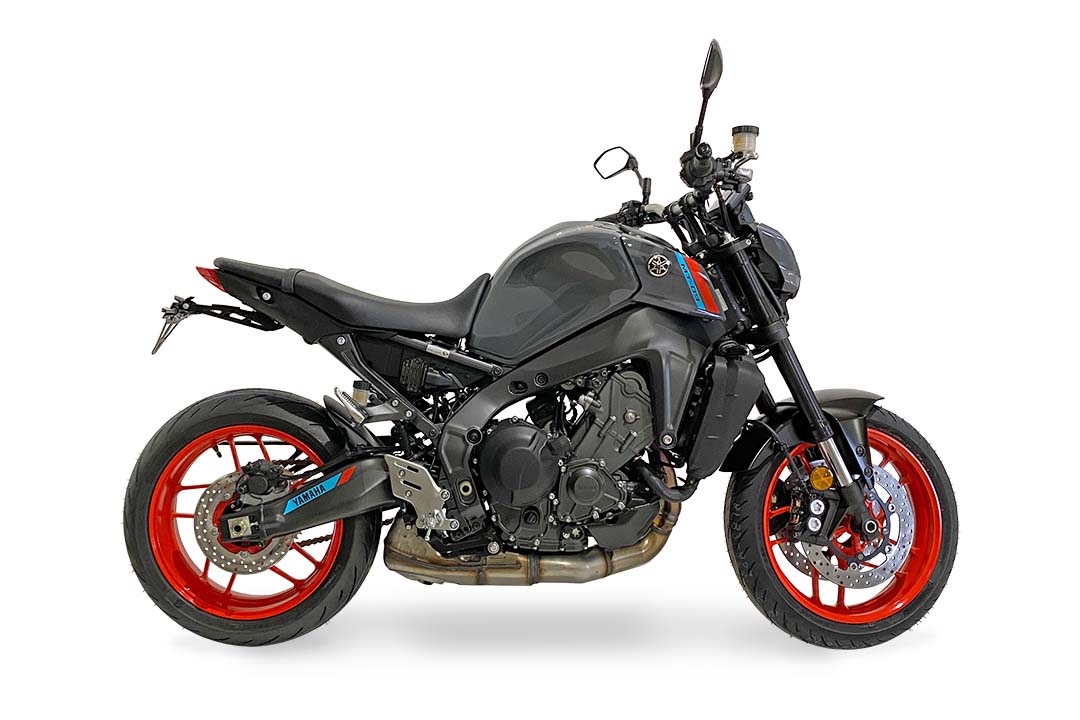 alpha Technik Licence Plate Holder for Yamaha MT-09 / MT-09 SP, Type RN69 / RN82 / RN83, from Model Year 2021-