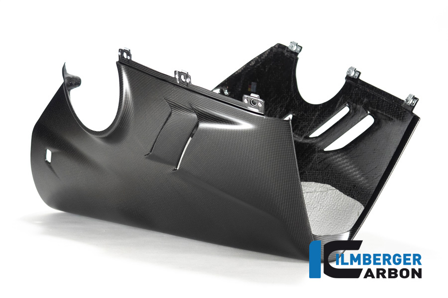 Ilmberger Carbon Belly Pan, High Exhaust Racing, Matt, Ducati Panigale V4, V4S 2022-