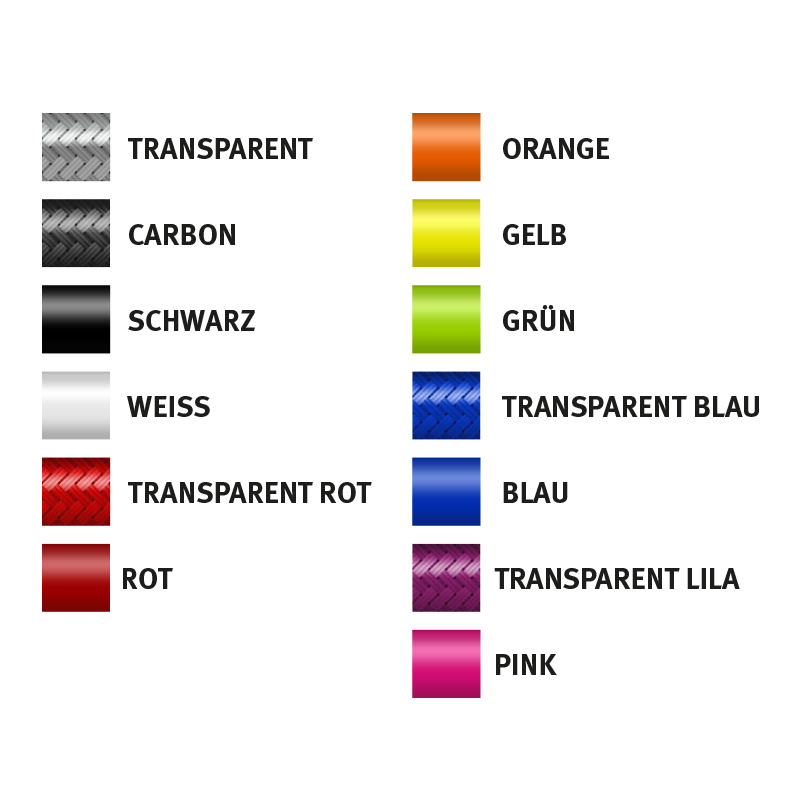 HEL braided brake line