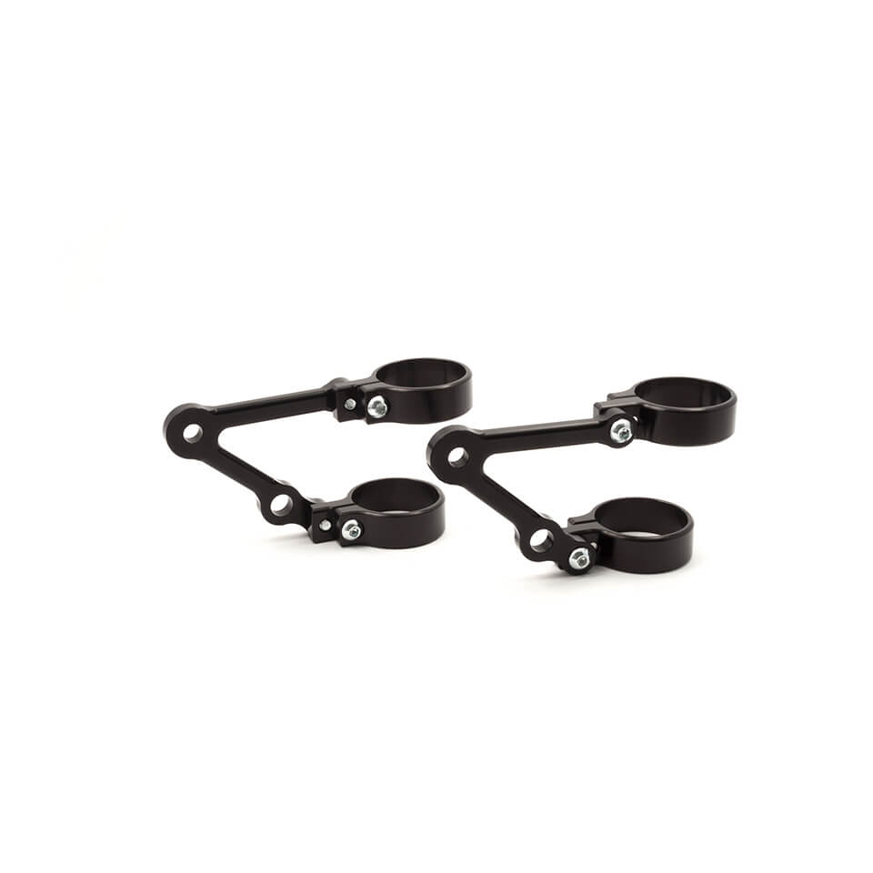 LSL Headlight Bracket 53mm, short, with flasher light, turn signal mounting