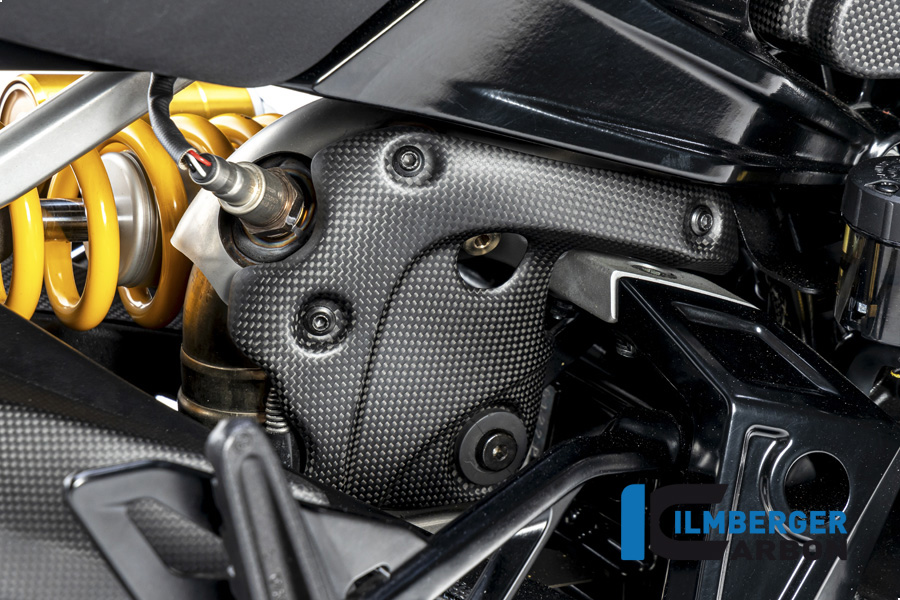 Ilmberger Carbon Exhaust Heat Shield for Manifold, Matte, Ducati Diavel 1260, 2019-