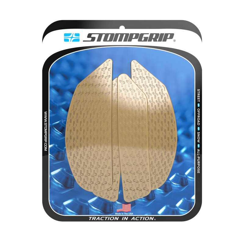 Stompgrip fuel tank Pad clear, Icon, Streetbike fuel tank Kit for Yamaha MT10, 2022-2025