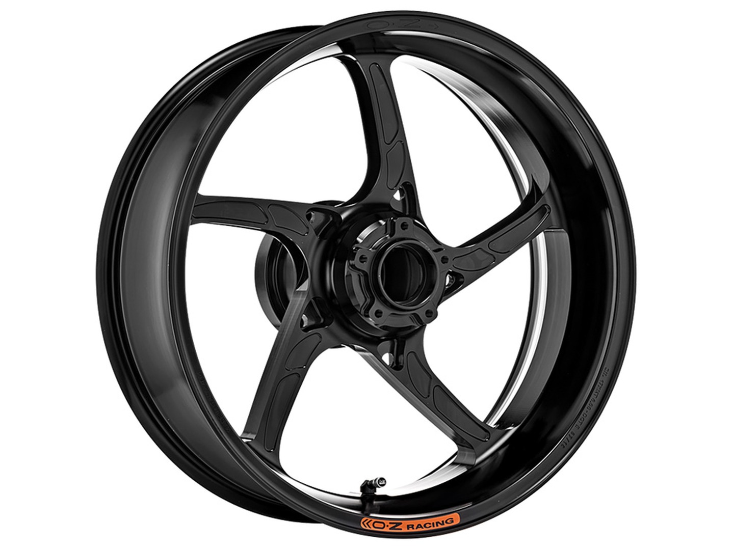 OZ Piega Aluminium Wheel Set in gloss black for Honda CBR1000RR-R Fireblade (SP), SC82, 2020-2023