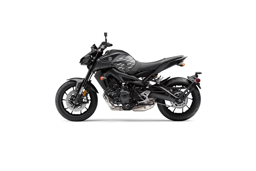 Stompgrip Traction Pads clear, for Yamaha MT-09, 2014-2020