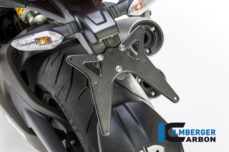 Ilmberger Carbon Number Plate Holder, Matte Carbon