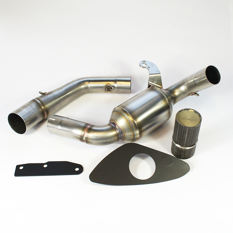 ARROW Mid-pipe for KTM 125 RC 2015-16 / 390 RC 2015-16, with catalyst