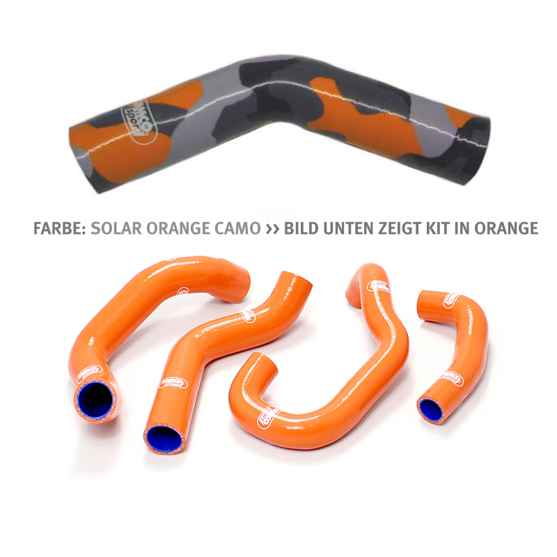 SAMCO SPORT Silicone Hose Kit OEM Design solar orange camouflage for KTM 1050 1090 1290 S Adventure
