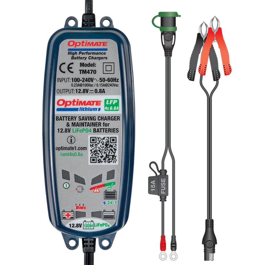 battery charger OPTIMATE Lithium 4s 0.8 Ampere