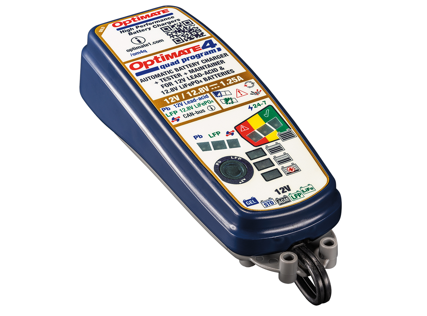 OPTIMATE 4 Quad Charging and maintenance Device 12V / 12.8V