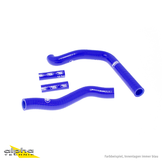 SAMCO SPORT Silicone hose kit blue for Kawasaki KX250 model year 2005-2008