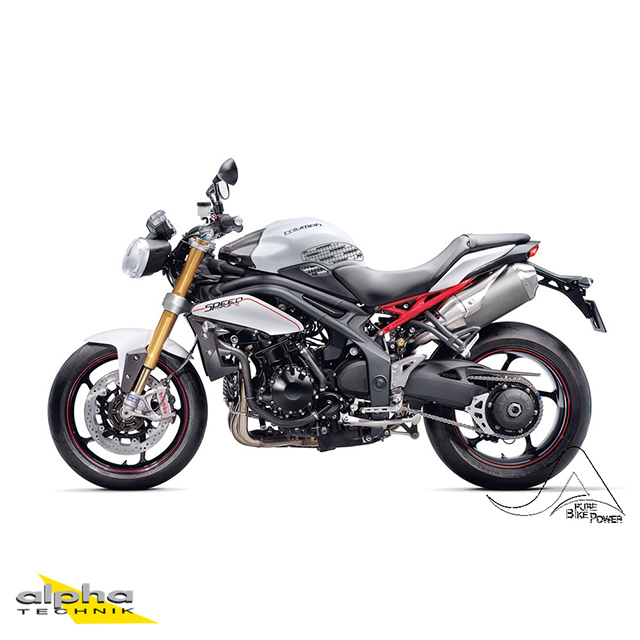 Stompgrip black, Volcano, for Triumph Speed Triple 1050 / 94