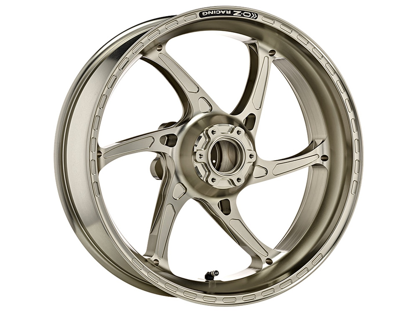 OZ Gass RS-A Aluminium rear, titanium finish, for Suzuki GSX1300R Hayabusa (with ABS), 2013-2018