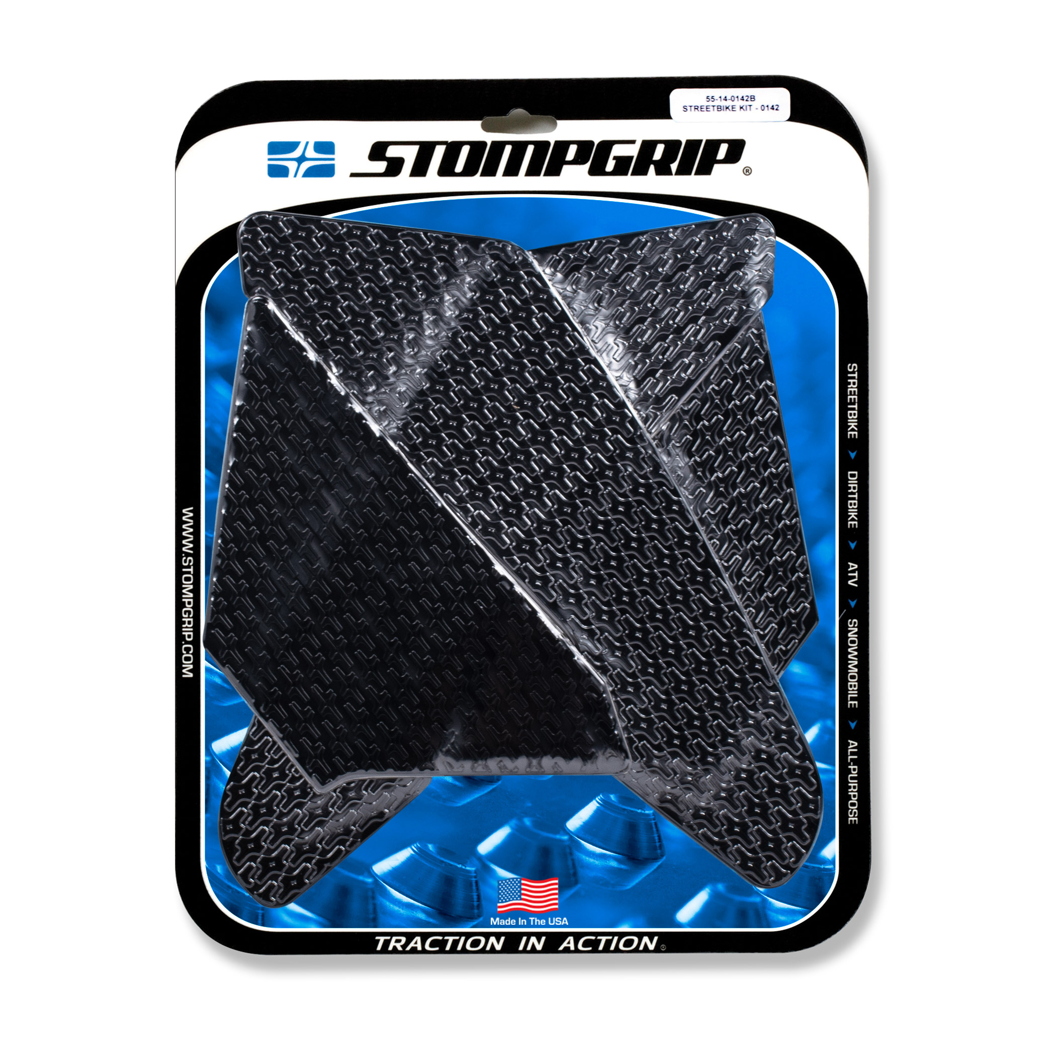 Stompgrip Traction Pads black, for Honda CBR 1000RR, 2017-2019