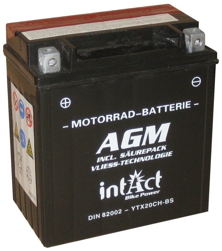 Intact AGM Battery YTX20CH-BS