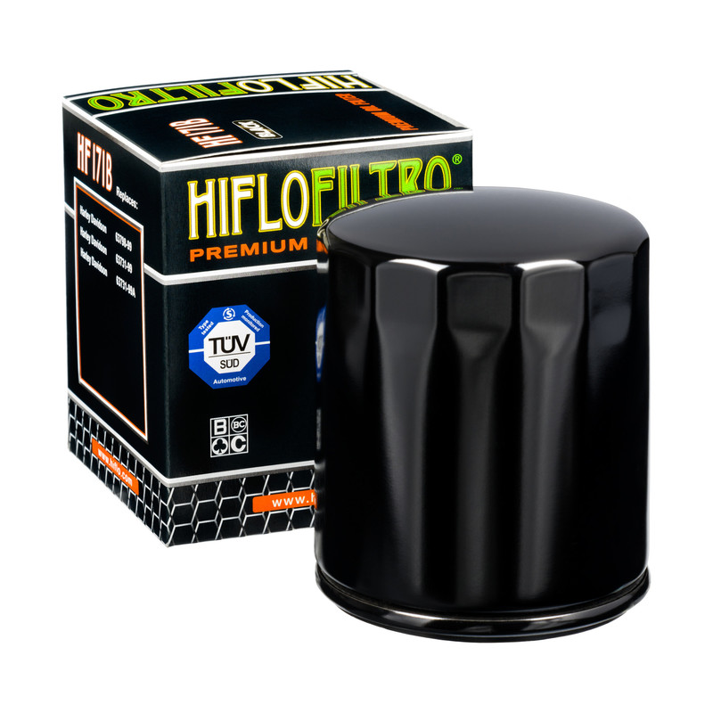 HIFLO oil filter HF171B for various Harley Davidson models with o-ring kit