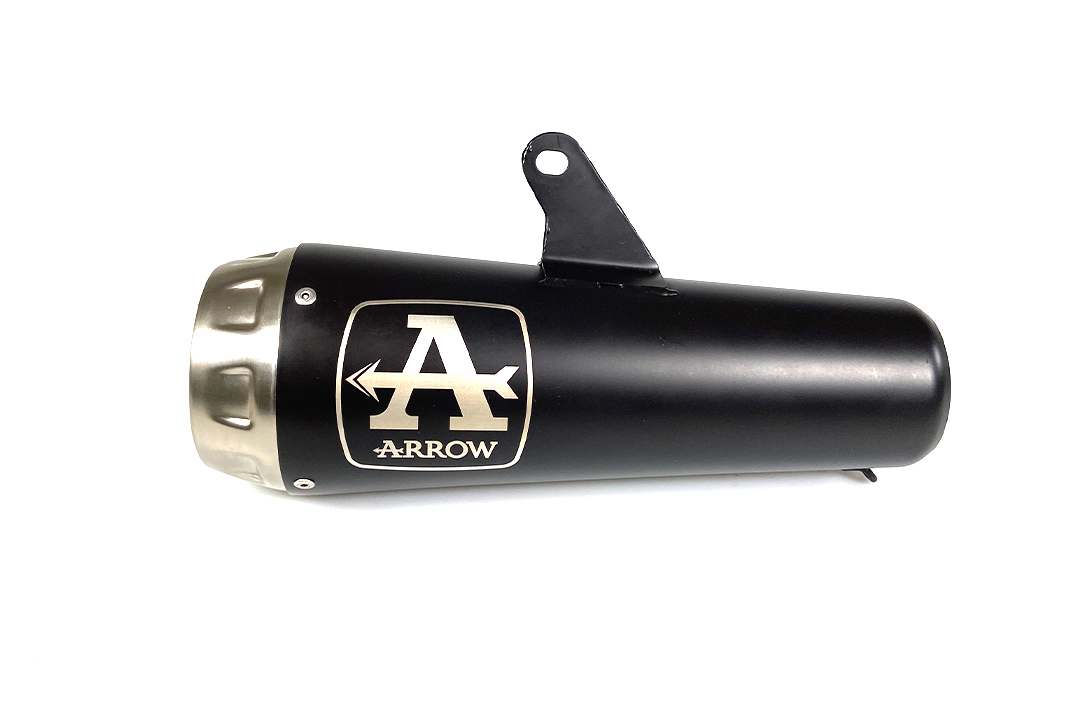 ARROW PRO-RACING Black Stainless Steel Exhaust for Honda CB500F Model Year 2016-
