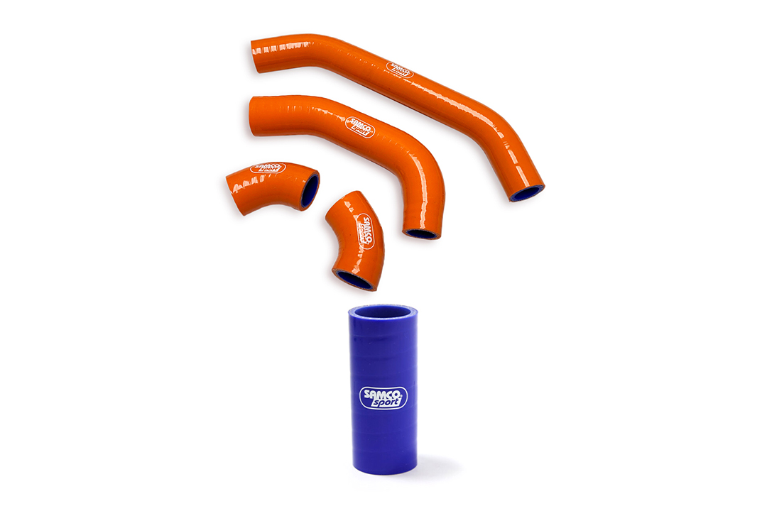 SAMCO Sport Silicone Hose Kit Blue for Gas Gas, KTM, and Husqvarna 125cc Models