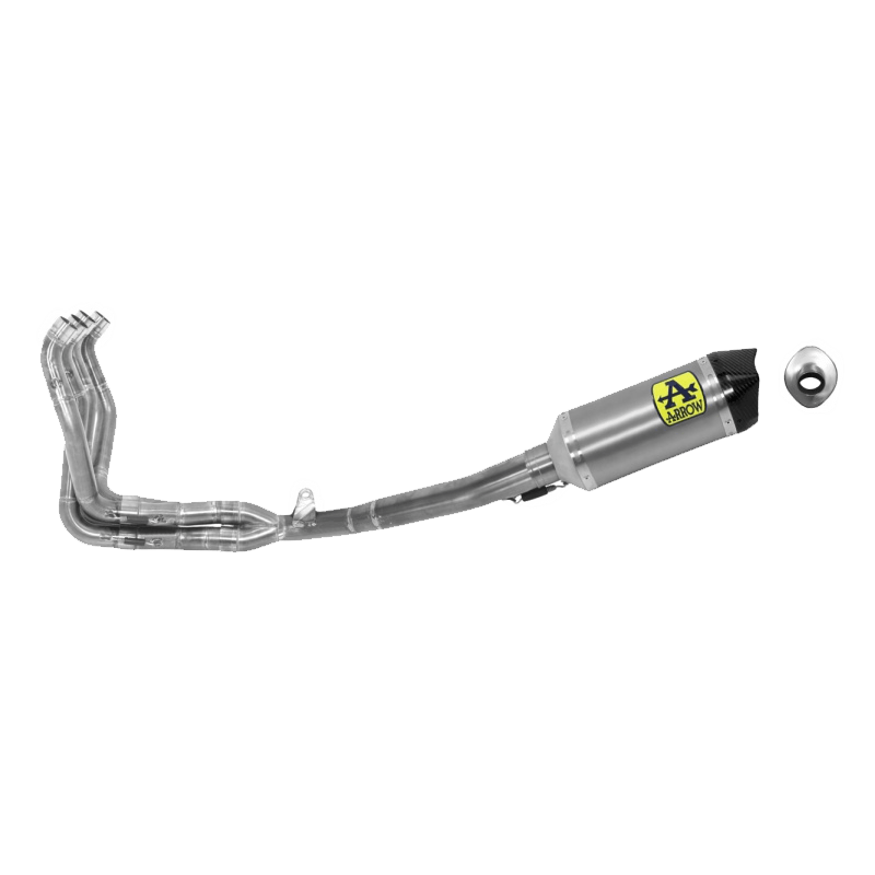 ARROW Full Exhaust System RACE TECH COMPETITION EVO FULL SYSTEM for Suzuki GSX-R1000 2017-, Titanium & Stainless Steel