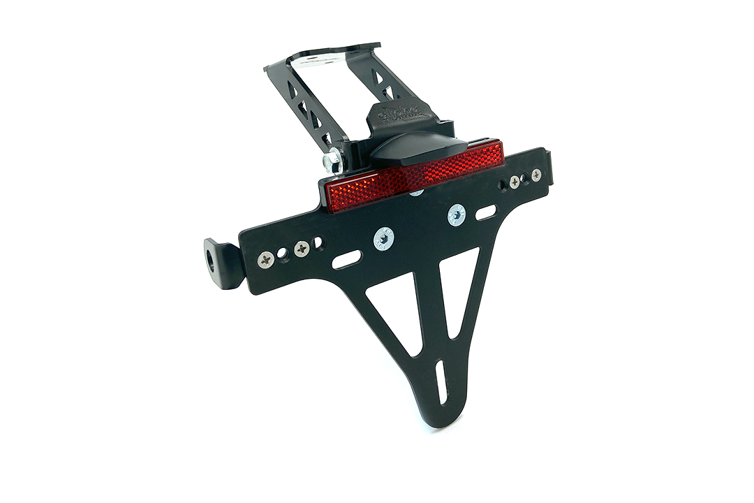 alpha Technik Number Plate Holder for Yamaha YZF-R1, Type RN12 / RN19, Model Year 2004 - 2008